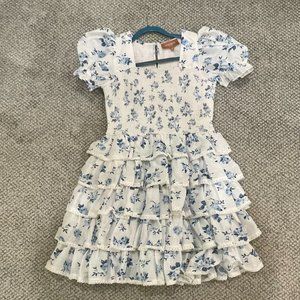 Ruffled floral dress